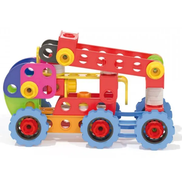 Конструктор Quercetti Jumbo Toolbox Транспорт/ Разноцветный photo 3