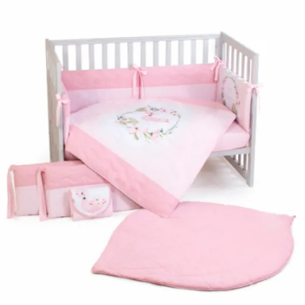 Lenjerie de pat pentru copii Veres Flamingo (2600000085731 ) Bumbac , hollofayber/ Pink Flamingo photo 2 Lenjerie de pat pentru copii Veres Flamingo (2600000085731 ) Bumbac , hollofayber/ Pink Flamingo photo 2