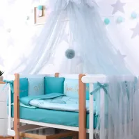 Детское постельное бельё Veres Family dream (2600000094269) Холлофайбер/ Синий Светлый photo 2
