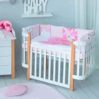 Детское постельное бельё Veres It's a girl (2600000091565) Холлофайбер/ Белый Pink photo 2