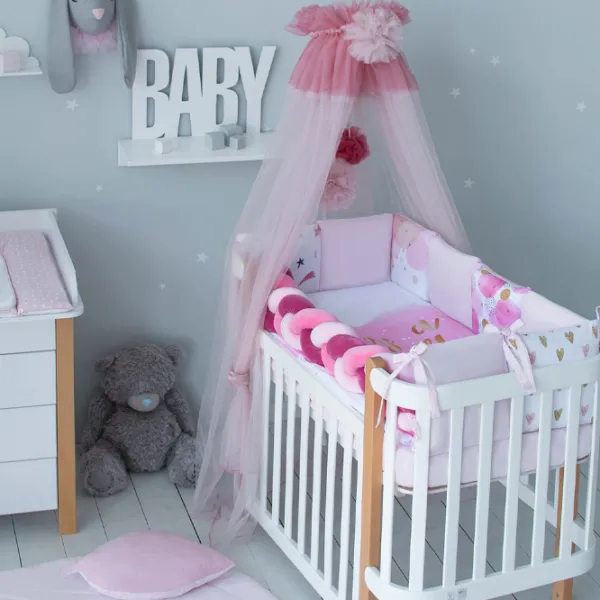 Детское постельное бельё Veres It's a girl (2600000091565) Хлопок , холлофайбер/ Белый Розовый photo 3 Детское постельное бельё Veres It's a girl (2600000091565) Хлопок , холлофайбер/ Белый Розовый photo 3