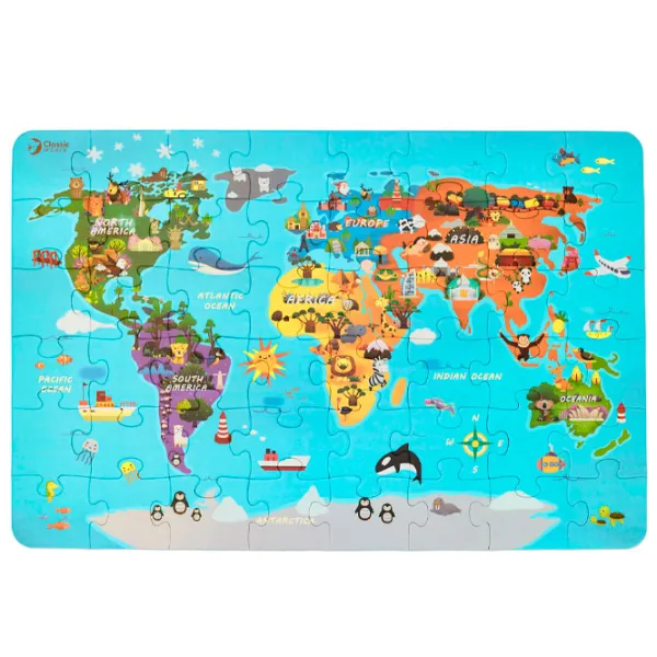 Настольная игра Classic World World Map 3+/ Развитие photo 2