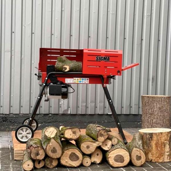 Despicător de lemne Sigma HLS 7T-52 + SUPORT electric/ Red photo 3