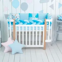 Детское постельное бельё Veres It's a boy! (2600000099608) Холлофайбер/ Белый Синий photo 3