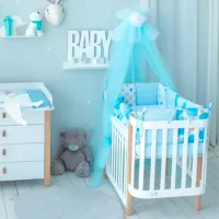 Детское постельное бельё Veres It's a boy! (2600000099608) Холлофайбер/ Белый Синий photo 4