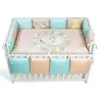 Детское постельное бельё Veres Cotton Touch (2600000090957 ) Холлофайбер/ Синий Beige photo 2
