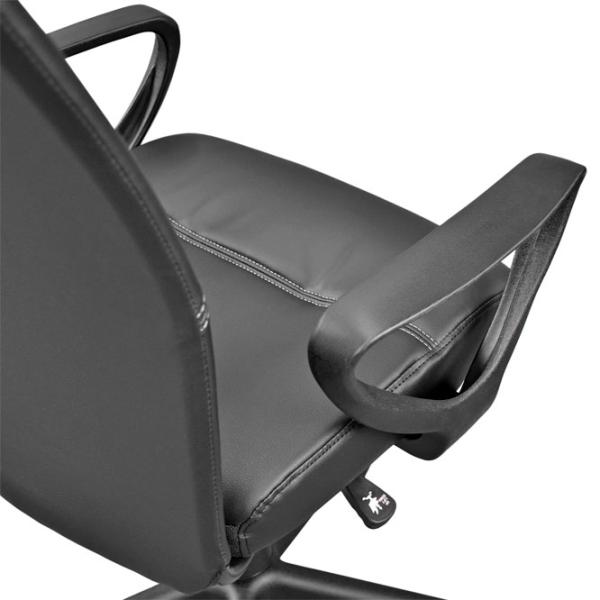 Офисное кресло DecoPrim F-6830 ЭКО Кожа/ Черный photo 6 Офисное кресло DecoPrim F-6830 ЭКО Кожа/ Черный photo 6