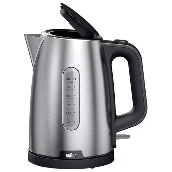 Ceainic electric Braun WK1500BK 1.7l / Ascuns / Inox photo 2
