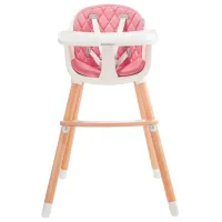 Scaun de masă KinderKraft Sienna (5282355) Transformer/ 6 luni/ Pink photo 2