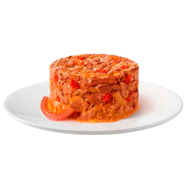 Корм для кошек влажный Purina Gourmet Gold Savoury Cake Box 72953 24 x 85 г/ Говядина, помидоры photo 3