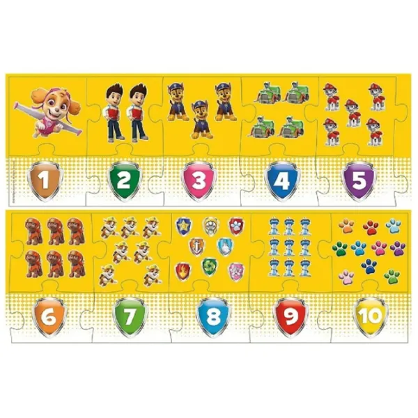 Puzzle 2D Trefl Educational Numbers 3+/ Numărul de piese: 20 photo 2