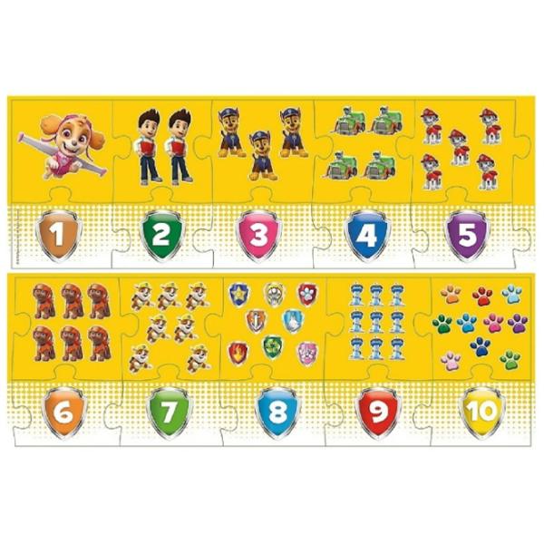 Puzzle 2D Trefl Educational Numbers 3+/ Numărul de piese: 20 photo 2