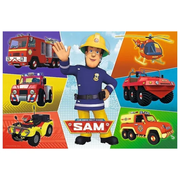 Пазл 2D Trefl Sam's vehicles 5+/ Количество деталей: 100 photo 2 Пазл 2D Trefl Sam's vehicles 5+/ Количество деталей: 100 photo 2