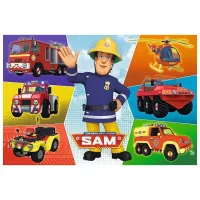 Puzzle 2D Trefl Sam's vehicles 5+/ Numărul de piese: 100 photo 2