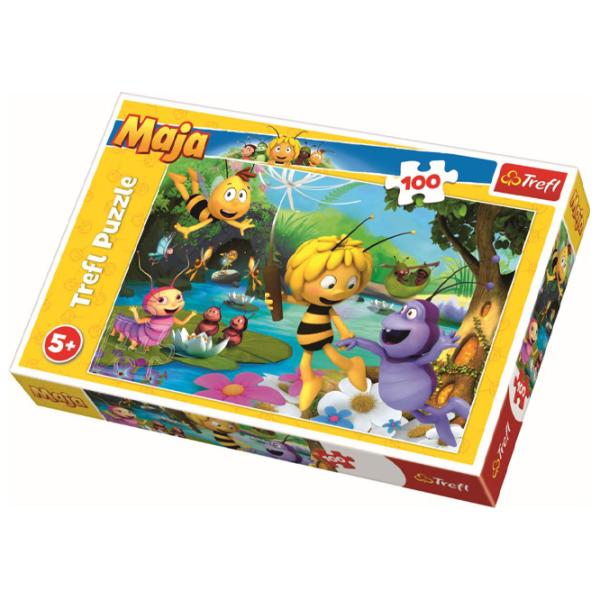 Пазл 2D Trefl Maya the Bee and Friends 5+/ Количество деталей: 100 photo 2 Пазл 2D Trefl Maya the Bee and Friends 5+/ Количество деталей: 100 photo 2