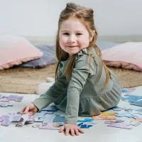 Puzzle 2D Trefl 3in1 Super Maxi Frozen Frozen Land 3+/ Numărul de piese: 24 photo 5
