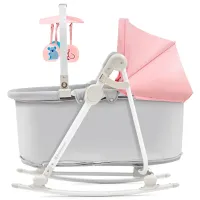 Leagăn pentru bebeluși KinderKraft Unimo (5462363) 18 kg/ Pink photo 3