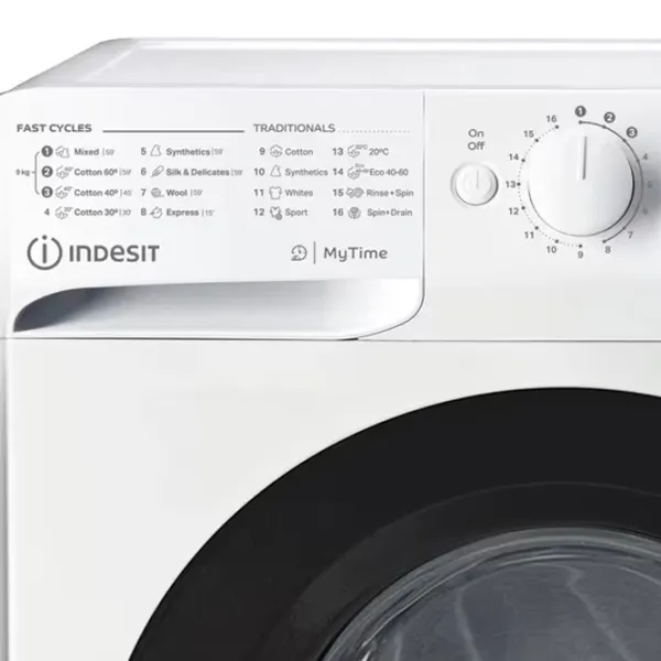 Стиральная машина Indesit MTWE 91495 WK EE 9 кг / 1400 об/мин / Белый photo 5