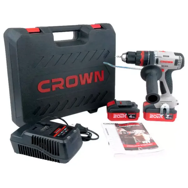 Дрель-шуруповерт Crown CT21093HMX-4 BMC 500 об/мин photo 2