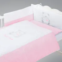 Детское постельное бельё Albero Mio Sweet Bear (C-5 H167) (5902605470835 ) Хлопок/ Розовый Белый photo 2