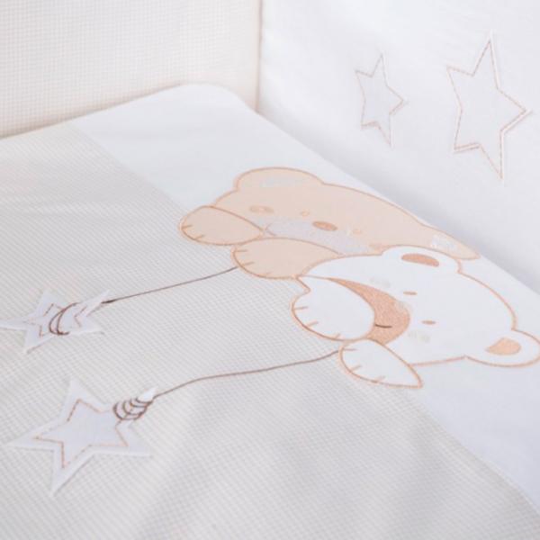 Детское постельное бельё Albero Mio Star Dream (C-5 H185) (5901571377087) Хлопок/ Бежевый Белый photo 2 Детское постельное бельё Albero Mio Star Dream (C-5 H185) (5901571377087) Хлопок/ Бежевый Белый photo 2