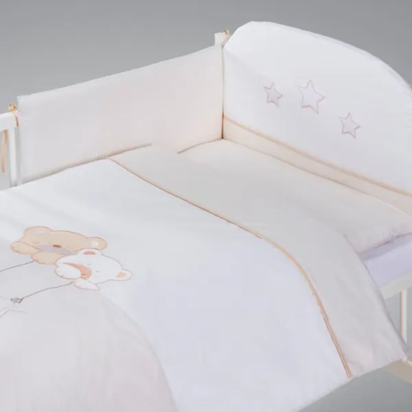 Детское постельное бельё Albero Mio Star Dream (C-5 H185) (5901571377087) Хлопок/ Бежевый Белый photo 3 Детское постельное бельё Albero Mio Star Dream (C-5 H185) (5901571377087) Хлопок/ Бежевый Белый photo 3