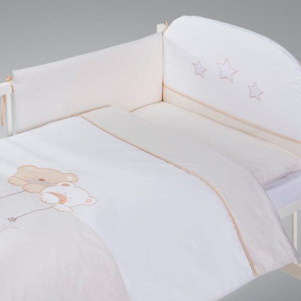 Детское постельное бельё Albero Mio Star Dream (C-5 H185) (5901571377087) Хлопок/ Бежевый Белый photo 3 Детское постельное бельё Albero Mio Star Dream (C-5 H185) (5901571377087) Хлопок/ Бежевый Белый photo 3