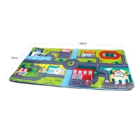 Игровой коврик Baby Mix Bayo Town (8596164055861) 0+/ Трансформер/ Зелёный photo 2