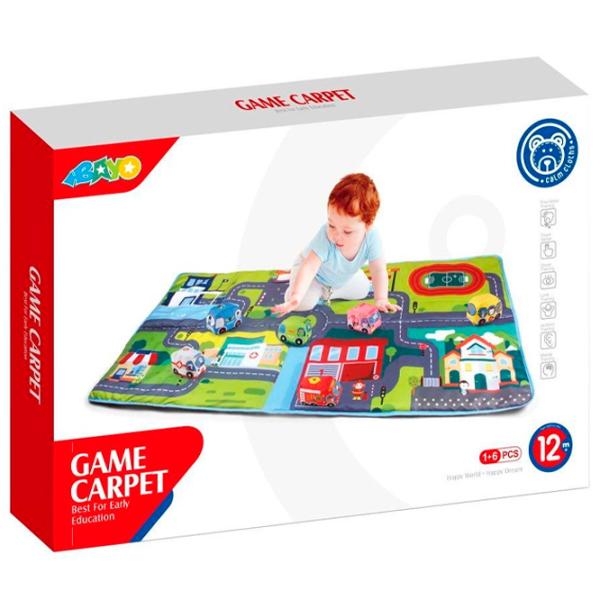 Covoraş pentru joc Baby Mix Bayo Town (8596164055861) 0+/ Transformer/ Green photo 3