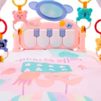 Covoraş pentru joc Baby Mix Bayo (8596164090541) 0+/ Transformer/ Pink photo 4