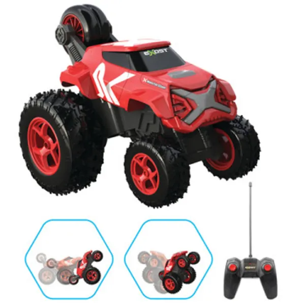 Mașină Exost Monster Stunt 7530-20241 10 km/ h/ White Red photo 5 Mașină Exost Monster Stunt 7530-20241 10 km/ h/ White Red photo 5