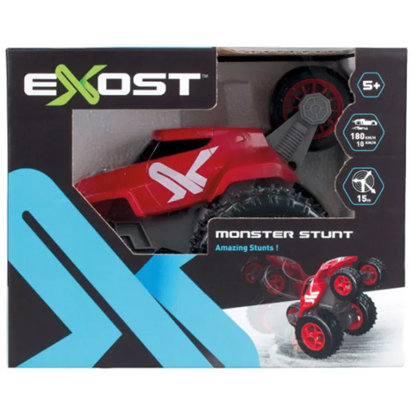 Mașină Exost Monster Stunt 7530-20241 10 km/ h/ White Red photo 7 Mașină Exost Monster Stunt 7530-20241 10 km/ h/ White Red photo 7
