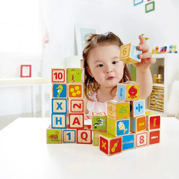 Развивающий набор Hape ABC Blocks E0419A 2+/ Разноцветный photo 2