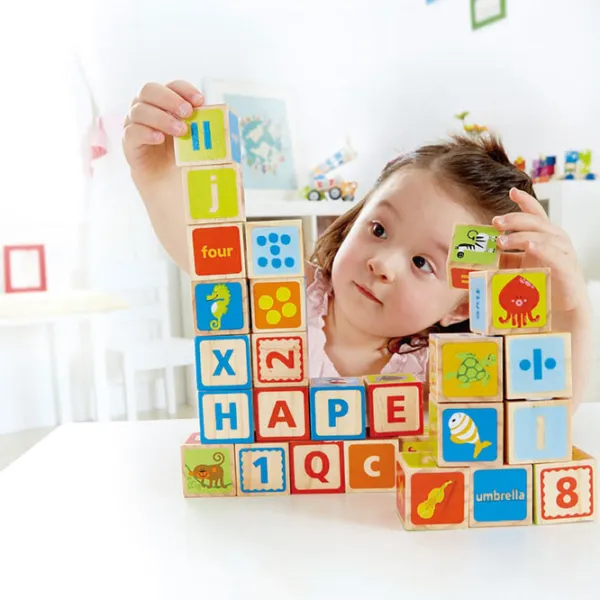 Развивающий набор Hape ABC Blocks E0419A 2+/ Разноцветный photo 3