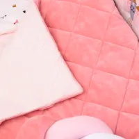 Детское постельное бельё Veres Velour Princess (2600000098458 ) Холлофайбер/ Розовый White photo 3