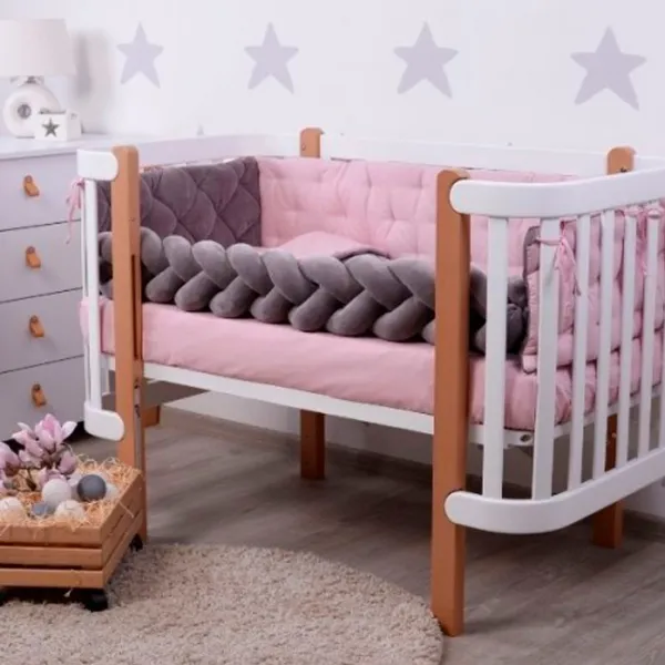 Детское постельное бельё Veres Velour Taupe-Rose (2600000094276 ) Хлопок, холлофайбер, велюр/ Пурпурный Розовый photo 2 Детское постельное бельё Veres Velour Taupe-Rose (2600000094276 ) Хлопок, холлофайбер, велюр/ Пурпурный Розовый photo 2
