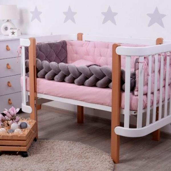 Детское постельное бельё Veres Velour Taupe-Rose (2600000094276 ) Хлопок, холлофайбер, велюр/ Пурпурный Розовый photo 2 Детское постельное бельё Veres Velour Taupe-Rose (2600000094276 ) Хлопок, холлофайбер, велюр/ Пурпурный Розовый photo 2