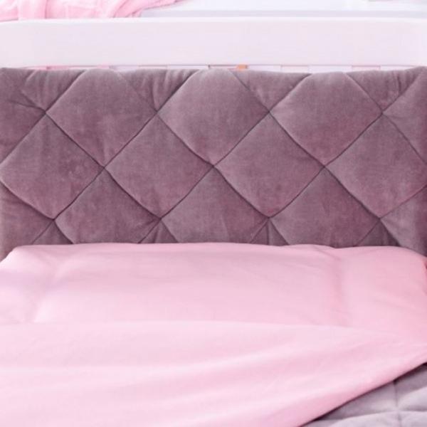 Детское постельное бельё Veres Velour Taupe-Rose (2600000094276 ) Хлопок, холлофайбер, велюр/ Пурпурный Розовый photo 4 Детское постельное бельё Veres Velour Taupe-Rose (2600000094276 ) Хлопок, холлофайбер, велюр/ Пурпурный Розовый photo 4