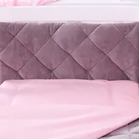 Детское постельное бельё Veres Velour Taupe-Rose (2600000094276 ) Холлофайбер/ Пурпурный Pink photo 4