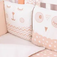 Детское постельное бельё Veres Smiling Animals (2600000099639 ) Софтфайбер/ Бежевый White photo 5