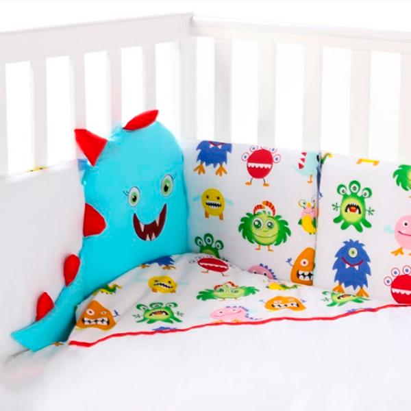 Lenjerie de pat pentru copii Veres Pretty Aliens (2600000081450 ) Bumbac/ White Multicolor photo 2 Lenjerie de pat pentru copii Veres Pretty Aliens (2600000081450 ) Bumbac/ White Multicolor photo 2
