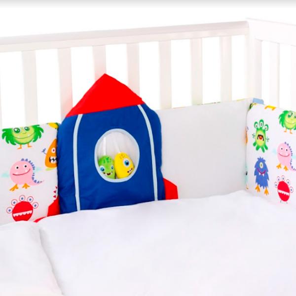 Lenjerie de pat pentru copii Veres Pretty Aliens (2600000081450 ) Bumbac/ White Multicolor photo 3 Lenjerie de pat pentru copii Veres Pretty Aliens (2600000081450 ) Bumbac/ White Multicolor photo 3