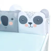 Детское постельное бельё Veres Zoo Zoo (216.24) (2600000090964 ) Холлофайбер/ Мятный Серый photo 2