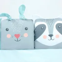 Детское постельное бельё Veres Zoo Zoo (216.24) (2600000090964 ) Холлофайбер/ Мятный Серый photo 4