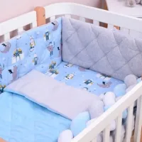Детское постельное бельё Veres Velour Brave (2600000098410 ) Холлофайбер/ Синий Серый photo 3