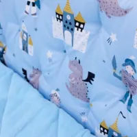 Детское постельное бельё Veres Velour Brave (2600000098410 ) Холлофайбер/ Синий Серый photo 6