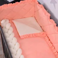 Детское постельное бельё Veres Macaroon Peach (2600000096454 ) Холлофайбер/ Оранжевый Beige photo 3