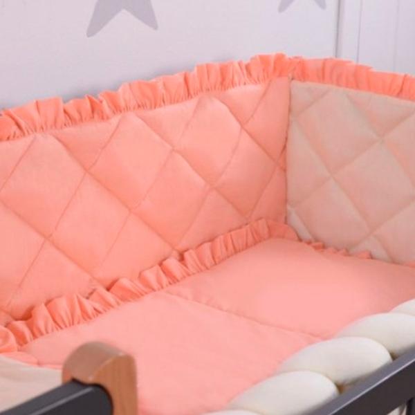 Lenjerie de pat pentru copii Veres Macaroon Peach (2600000096454 ) Bumbac, hollofayber, velur/ Orange Beige photo 4 Lenjerie de pat pentru copii Veres Macaroon Peach (2600000096454 ) Bumbac, hollofayber, velur/ Orange Beige photo 4