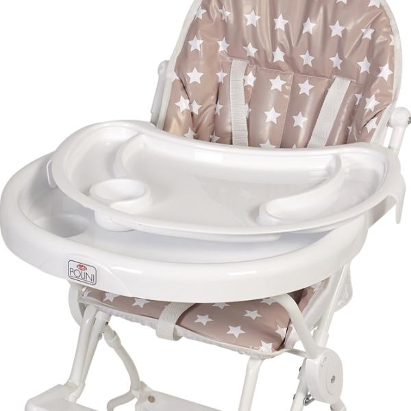 Стульчик для кормления Polini Kids 252 (0002135-17) Классический/ 6 месяцев / Бежевый  photo 8