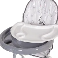 Стульчик для кормления Polini Kids 252 (0002354-03) Классический/ 6 месяцев / Серый photo 5